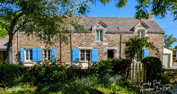 Longère pierre 185 m² – 5 chambres – Dépendance – Potentiel locatif – Proche La Gacilly (56), Redon