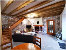 À vendre – Charmante longère en pierre avec dépendance à MERNEL (proche Guer & Brocéliande)