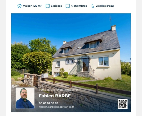 Maison 259 m² à vendre 6 pièces TREAL (56)