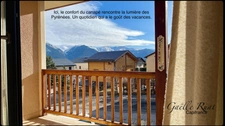 FONT ROMEU (66) 3-room chalet - 2 sides with fireplace - Garage - Terrace with unobstructed view