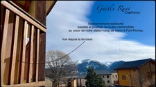 FONT ROMEU (66) 3-room chalet - 2 sides with fireplace - Garage - Terrace with unobstructed view