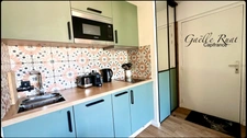 FONT-ROMEU (66120) – GAËLLE RUAT CAPIFRANCE – RENOVATED 1-BEDROOM APARTMENT – TOP FLOOR – BALCONY – PRIVATE GARAGE – SWIMMING POOL – GYM – UNOBSTRUCTED VIEW