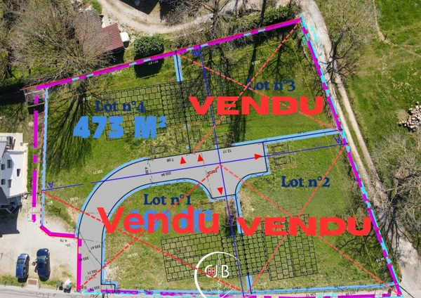 Planaise – Terrain constructible de 473 m² viabilisé