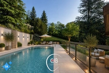Saint-Alban-Leysse house with swimming pool, superb view and 2965 m² of land
