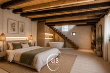 Cruet – Maison à terminer avec prés, forêt et terrain constructible. 19 165 m² de terrain