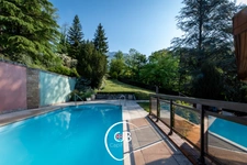 Saint-Alban-Leysse maison avec piscine, superbe vue et terrain de 2965 m²