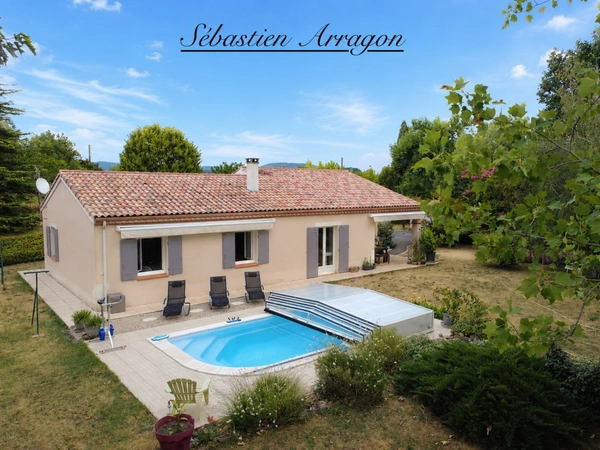 Entre Villeneuve-sur-Lot (47) et Saint-Sylvestre-sur-Lot – Belle maison de plain-pied avec piscine sur 3 800 m²
