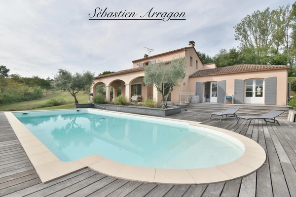  VILLA AUX ACCENTS MÉDITERRANÉENS AVEC PISCINE & VUE PANORAMIQUE – AUX PORTES D’AGEN- SAINTE COLOMBE EN BRUILHOIS (47)