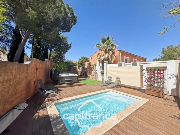 LE CRÈS – Maison familiale avec appartement indépendant, piscine et revenu locatif