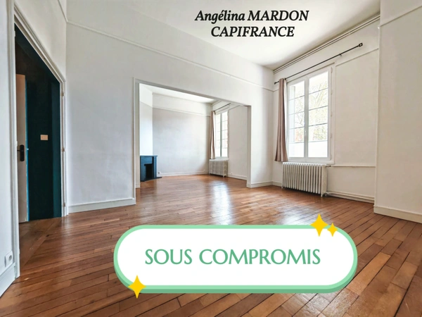 Appartement T3 de 80 m2 + Parking privé, le HAVRE CENTRE VILLE sur le secteur " SQUARE SAINT ROCH/PLAGE/AVENUE FOCH"