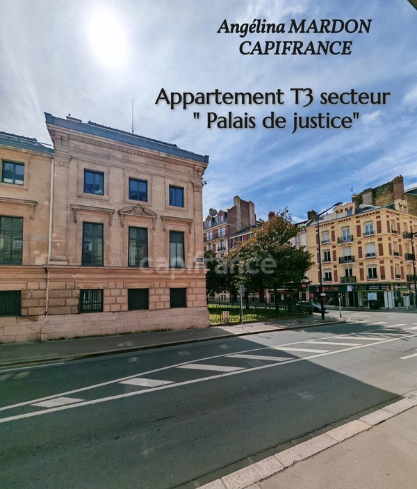 À VENDRE appartement T3 – HYPER CENTRE DU HAVRE (PALAIS DE JUSTICE) L'emplacement numéro 1 pour habiter, investir, et professions libérales ! !