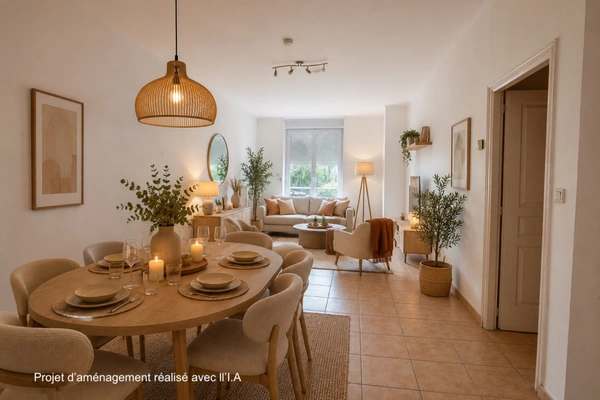 Grand appartement T3 de 94,75 m² avec une cave