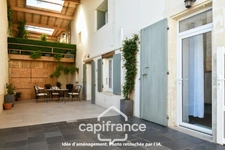 Maison rénovée à vendre 4 pièces SAINT JEAN D'ANGELY (17) avec atelier, cour et jardin potager de 421m²
