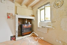 Maison charentaise à vendre 4 pièces LES EGLISES D'ARGENTEUIL (17)avec garage sur 1089m² de jardin arboré