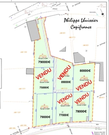 Dpt Côte d'Or (21), à vendre BESSEY LES CITEAUX terrain 
