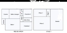 PONCÉ-SUR-LE-LOIR (72)-MAISON A VENDRE–2 CHAMBRES- GARAGE - JARDIN