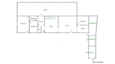  RUILLE SUR LOIR (72), maison 189m²- 7 pièces- terrains de 2845m²- garage- dépendances- puits