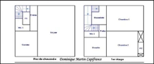Maison à vendre 10 pièces COUTURE SUR LOIR (41)- Maison de 157 m²-cour garage-jardin