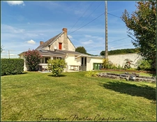Dpt Sarthe (72), à vendre LHOMME maison P5 de 130m²- jardin de  2639m²- dépendances-garage-cave   