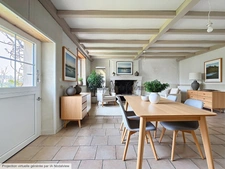  RUILLE SUR LOIR (72), maison 189m²- 7 pièces- terrains de 2845m²- garage- dépendances- puits