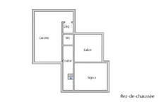 Dpt Sarthe (72), à vendre LA CHARTRE SUR LE LOIR maison P6 de 132,48 m² - Terrain de 629,00 m² - cave-balcon- terasse