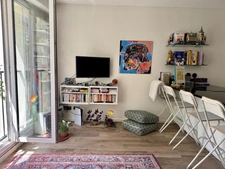 Paris 19e – Laumière – Lumineux 2 pièces de 41 m² au calme sur jardin