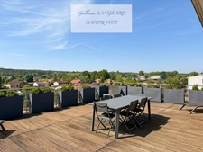 BOURG-EN-BRESSE  (01000) – Appartement de standing de 153 m2, une vie sur les toits avec terrasse de 64 m2