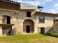 Bolozon (01) Authentic stone house 133 m² – 5 bedrooms – 3200 m² plot – Outbuildings and vaulted cellars