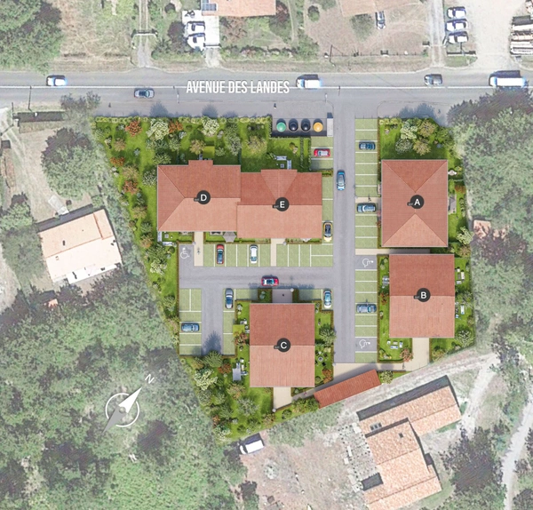 SANGUINET  le confort du neuf avec nos appartements et villas-jardin à quelques pas du lac