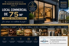 EMPLACEMENT PREMIUM À DEUX PAS DU BON MARCHÉ RIVE GAUCHE – LOCAL COMMERCIAL DE 75 M² AVEC EXTRACTION