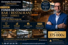 À VENDRE FONDS DE COMMERCE BAR RESTAURANT PETIT LOYER AUX ALENTOURS DE BAYONNE 