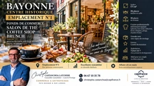 BAYONNE – EMPLACEMENT N°1 – FONDS DE COMMERCE COFFEE SHOP, SALON DE THÉ & BRUNCH – 171 M²