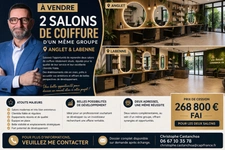 ✂️ À VENDRE – LOT DE 2 SALONS DE COIFFURE (ANGLET & LABENNE)