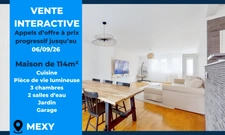 Maison jumelée de 114m² avec garage et jardin