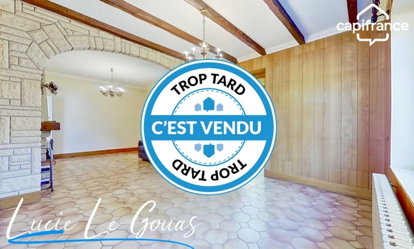 Maison individuelle de 146m², garage de 104m² et jardin