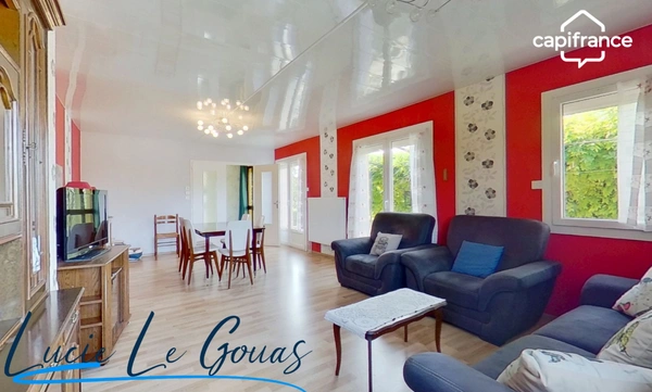 Maison de plain-pied de 92 m² avec sous-sol complet
