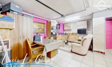Maison mitoyenne 128 m² à Villerupt – 3 chambres, bureaux, sous-sol complet et grand garage