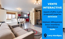 Maison mitoyenne de 97m² avec dépendances de 70m² au sol