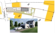 Terrain à bâtir de 550m² au centre d'Haucourt-Moulaine