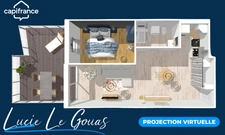 Appartement neuf T2 avec grande terrasse à Villerupt 