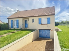 CHUISNES ( 28190) - Maison familiale 102m²,  3 chambres (possibilité d'une quatrième) terrain 1141 m², sous-sol total