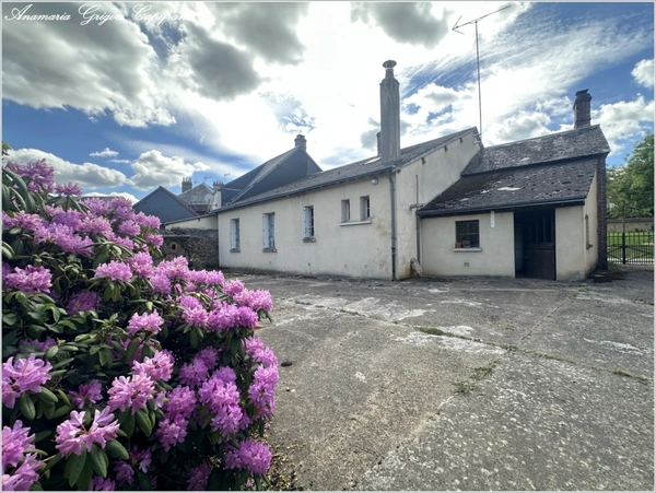 Frazé (28160)  Longère de plain-pied à rénover 100 m² habitable, jardin 1676 m² – Proche Château