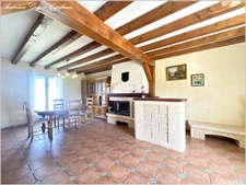 CHUISNES ( 28190) - Maison familiale 102m²,  3 chambres (possibilité d'une quatrième) terrain 1141 m², sous-sol total