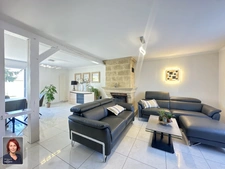 COURVILLE SUR EURE (28) - Maison 123 m², 3 chambres (plain pied), terrain clos de 625 m²