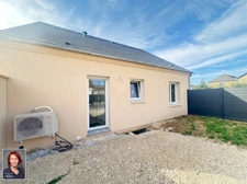 COURVILLE SUR EURE Maison à louer 3 pièces, 2 chambres, terrain de 264 m².