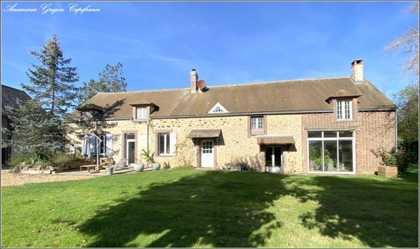 Dpt Eure et Loir (28), à vendre LE THIEULIN Parc Naturel du Perche demeure P10 de 240 m² - Terrain de 2 300 m² 