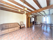 CHUISNES ( 28190) - Maison familiale 102m²,  3 chambres (possibilité d'une quatrième) terrain 1141 m², sous-sol total
