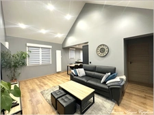 Courville-Sur-Eure, maison de plain pied, rénovée entièrement - 3 chambres, terrain clos de 2428 m²