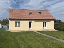 CHUISNES ( 28190) - Maison familiale 102m²,  3 chambres (possibilité d'une quatrième) terrain 1141 m², sous-sol total