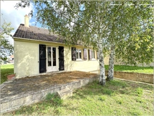 COURVILLE SUR EURE (28) Maison a vendre: plain pied, 3 chambres, sous-sol total, terrain 609 m²
